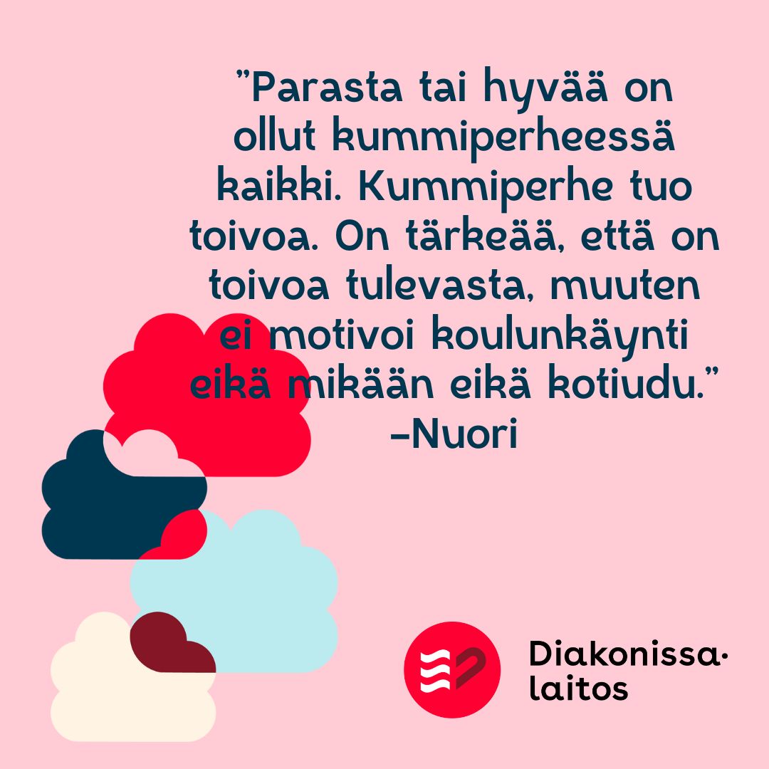 MariaM_HDL's tweet photo. Tule vapaaehtoiseksi Kummiperhetoimintaan!
Lue lisää:
https://t.co/tap2bfxR4U https://t.co/BFhJ9tAnCM