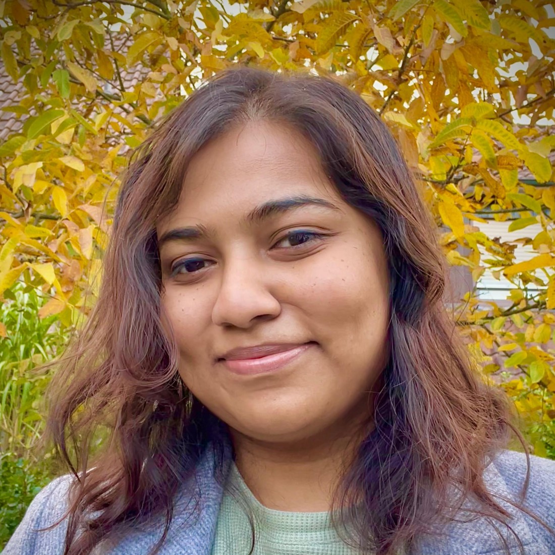 [🫧 Meet our doctoral candidates]

New member on board!

Atreyee Saha is one of our DCs at the University of Münster under the supervision of Prof. Seraphine Wegner. She will be working on photosensitive GUVs and their chemical communication.