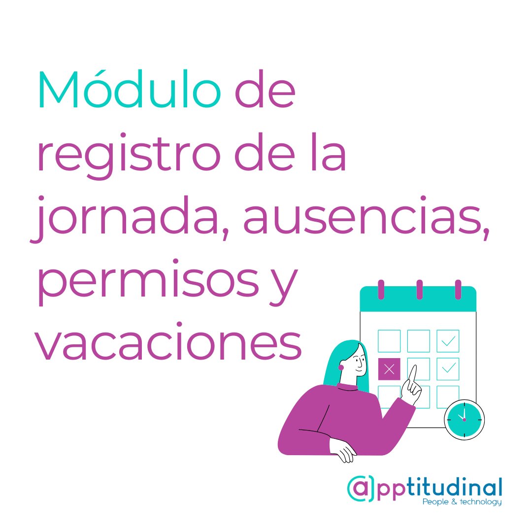 apptitudinal_hr's tweet photo. ¿𝗤𝘂𝗲́ 𝗺𝗼́𝗱𝘂𝗹𝗼𝘀 𝗽𝗼𝗱𝗿𝗮́𝘀 𝗱𝗲𝘀𝗮𝗿𝗿𝗼𝗹𝗹𝗮𝗿 𝗲𝗻 𝘁𝘂 𝗲𝗺𝗽𝗿𝗲𝘀𝗮? 🚀 

Digitaliza el registro de jornada, ausencias, permisos y vacaciones de tus empleados/as  ✅

¡Solicita una demo! 👉 https://t.co/Pb0N7LzkDC

#hrtech #hrsoftware #apptitudinal https://t.co/UFwUACLPze