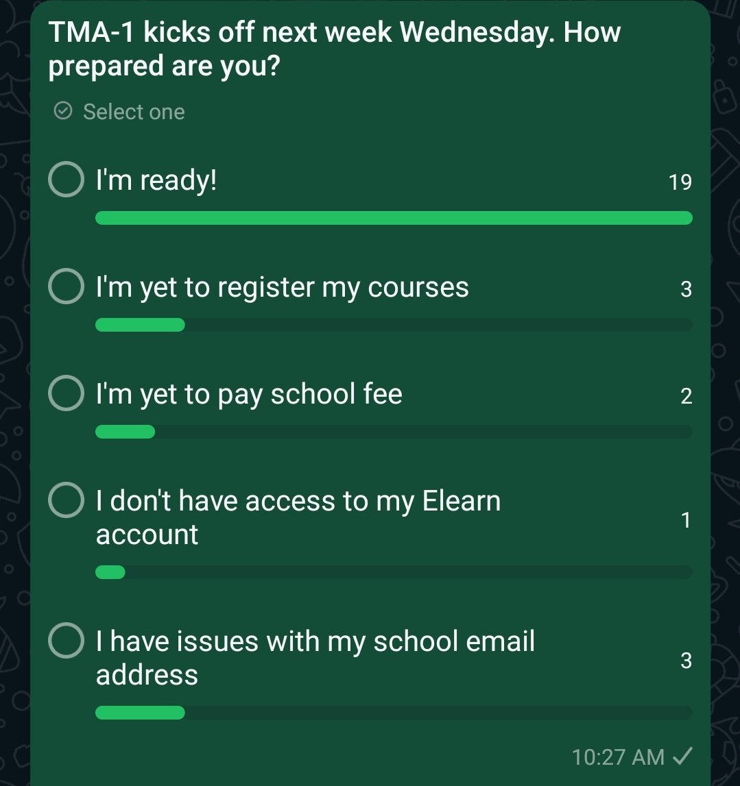 bbcnoun's tweet photo. Follow our whatsapp channel by clicking the link below to take part in the poll. 

👇

https://t.co/mwm93jmU92 https://t.co/xURKnSvmKi