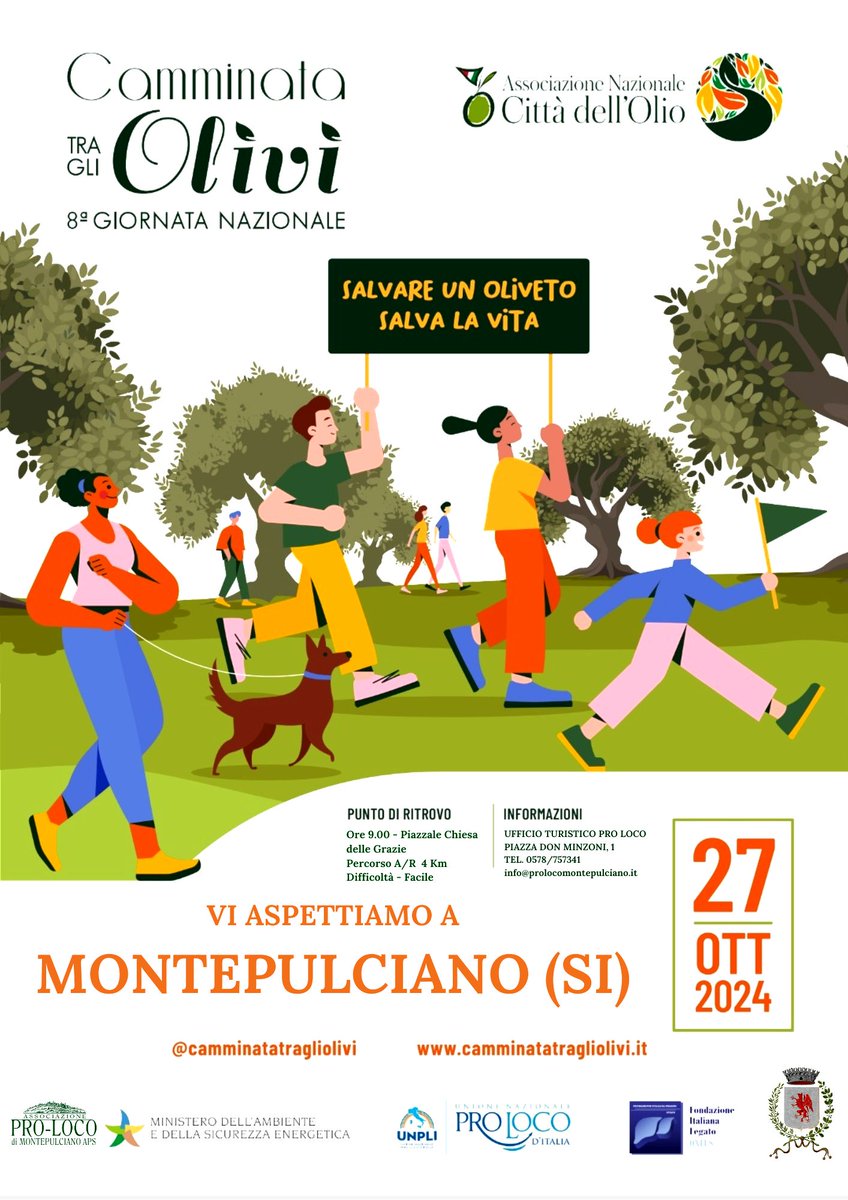 Camminata tra gli Olivi a #Montepulciano #siena #toscana montepulcianoliving.it/event/camminat…