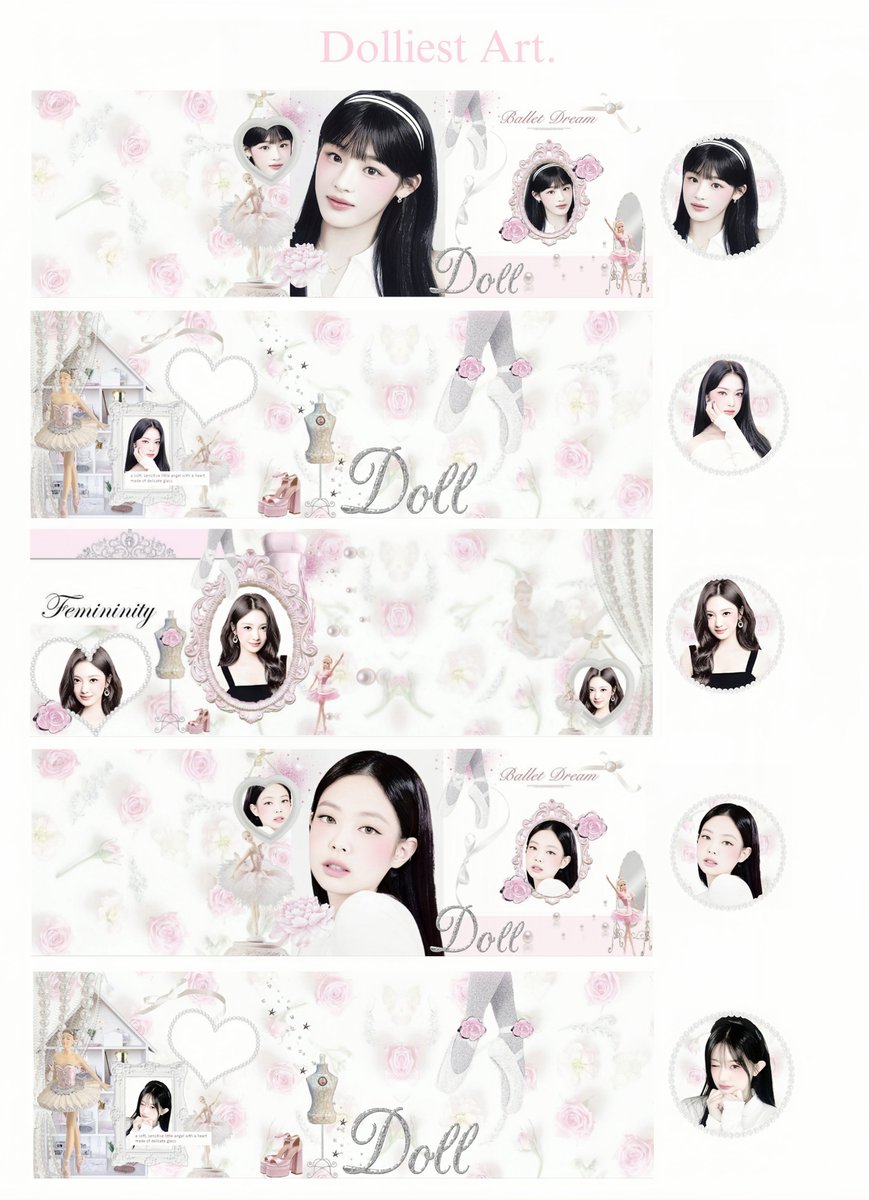 smittenSoft's tweet photo. @ninqnimg jajan leot coquette minji, isa, ningning, jennie, minju, giselle, iroha, wonyoung, moka, ningning yuuuu 😚🫵✨ 8ooo per each ajaaa!!! bisa req juga yaa! ♡ https://t.co/7iZyUynQ1a