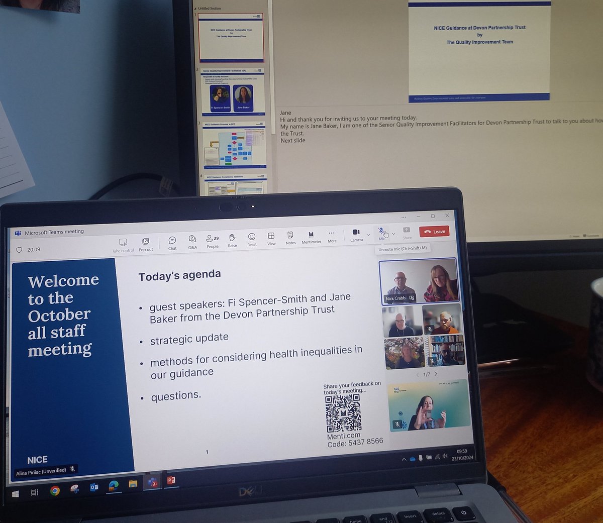 Jane.Baker (@janebak3r) on Twitter photo Excited to be invited to <a href="/NICEComms/">NICE</a> meeting today to present <a href="/DPT_NHS/">Devon Partnership NHS Trust</a> process and feedback our experiences and talk about #qualityimprovement <a href="/LarkinFin/">Fintan Larkin</a> <a href="/DupuisVics/">Vics Dupuis</a> <a href="/SimonDallas5/">Simon Dallas</a> Excited to be invited to <a href="/NICEComms/">NICE</a> meeting today to present <a href="/DPT_NHS/">Devon Partnership NHS Trust</a> process and feedback our experiences and talk about #qualityimprovement <a href="/LarkinFin/">Fintan Larkin</a> <a href="/DupuisVics/">Vics Dupuis</a> <a href="/SimonDallas5/">Simon Dallas</a>