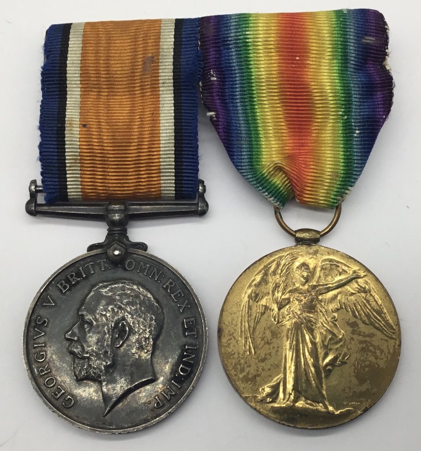 Something we don’t see that often, a WW1 medal pair awarded to a female.
Mildred Moss-Flower was a nurse who served in the V.A.D. in both the U.K. and Africa.
She also served in WW2 with the rank of Sister.
Coming to our November 13th Medals &amp; Militaria sale.
<a href="/HansonsUK/">Hansons Auctioneers</a>