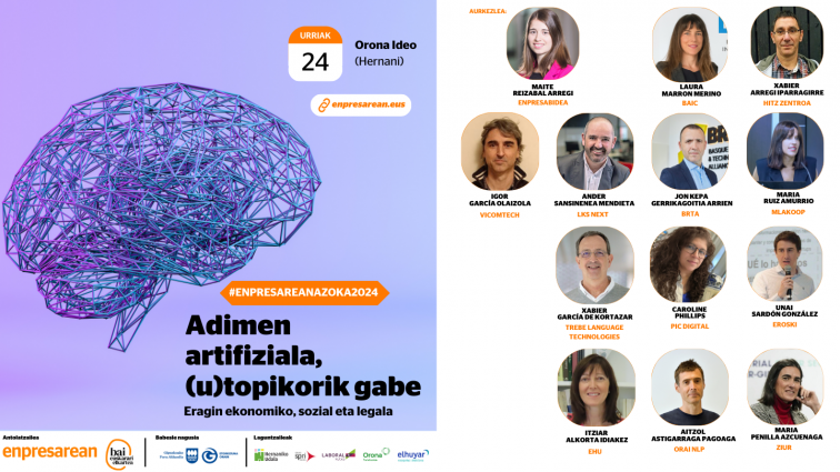 ENPRESAREAN AZOKA

'Adimen artifiziala, (u)topikorik gabe' izenburupean AAren eragin ekonomiko, sozial eta legala aztertuko dira aurtengo @Enpresarean Azokan.

📆 Bihar, urriak 24, Orona Ideon (Hernani)

Egitaraua👉 enpresarean.eus/berriak/ikusi/…

#EnpresareanAzoka2024 <a href="/BaiEuskarari/">Bai Euskarari Elkartea</a>