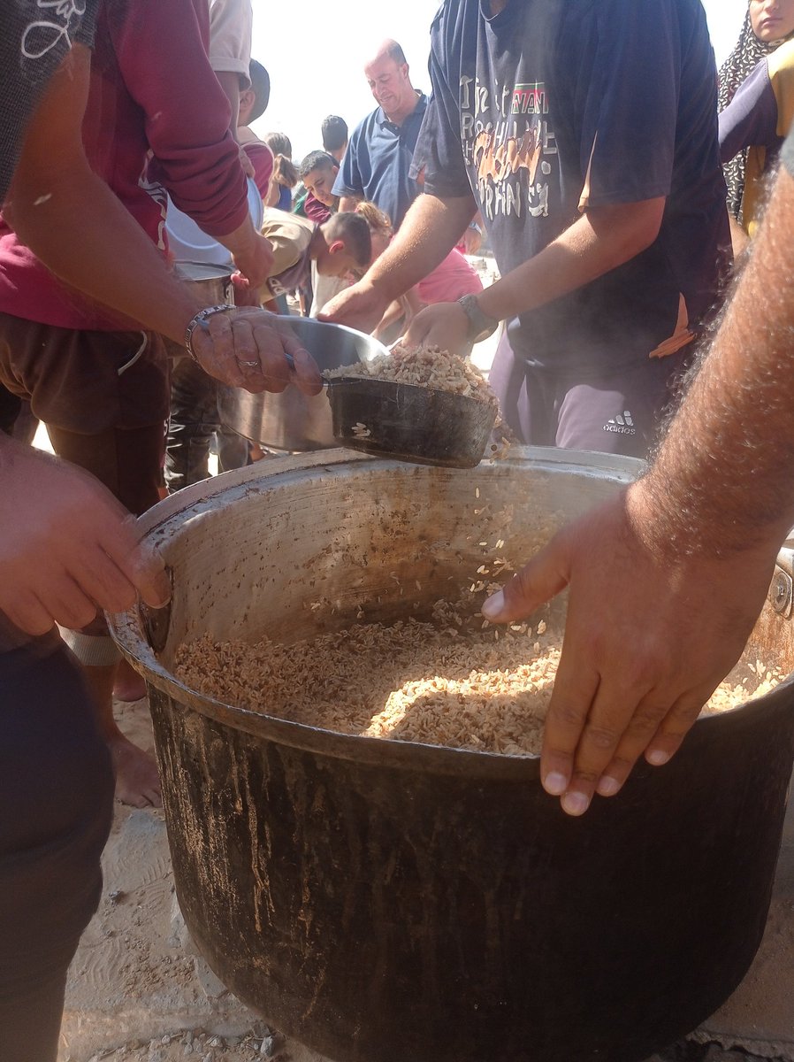 Today our humanitarian kitchen served 400+ serving of delicious lentils and rice! There was enough to go round but worryingly food prices have increased 400%! 
We are saving lives but need donations more than ever!
Donations to gofund.me/5303b345 since PayPal shut us down.