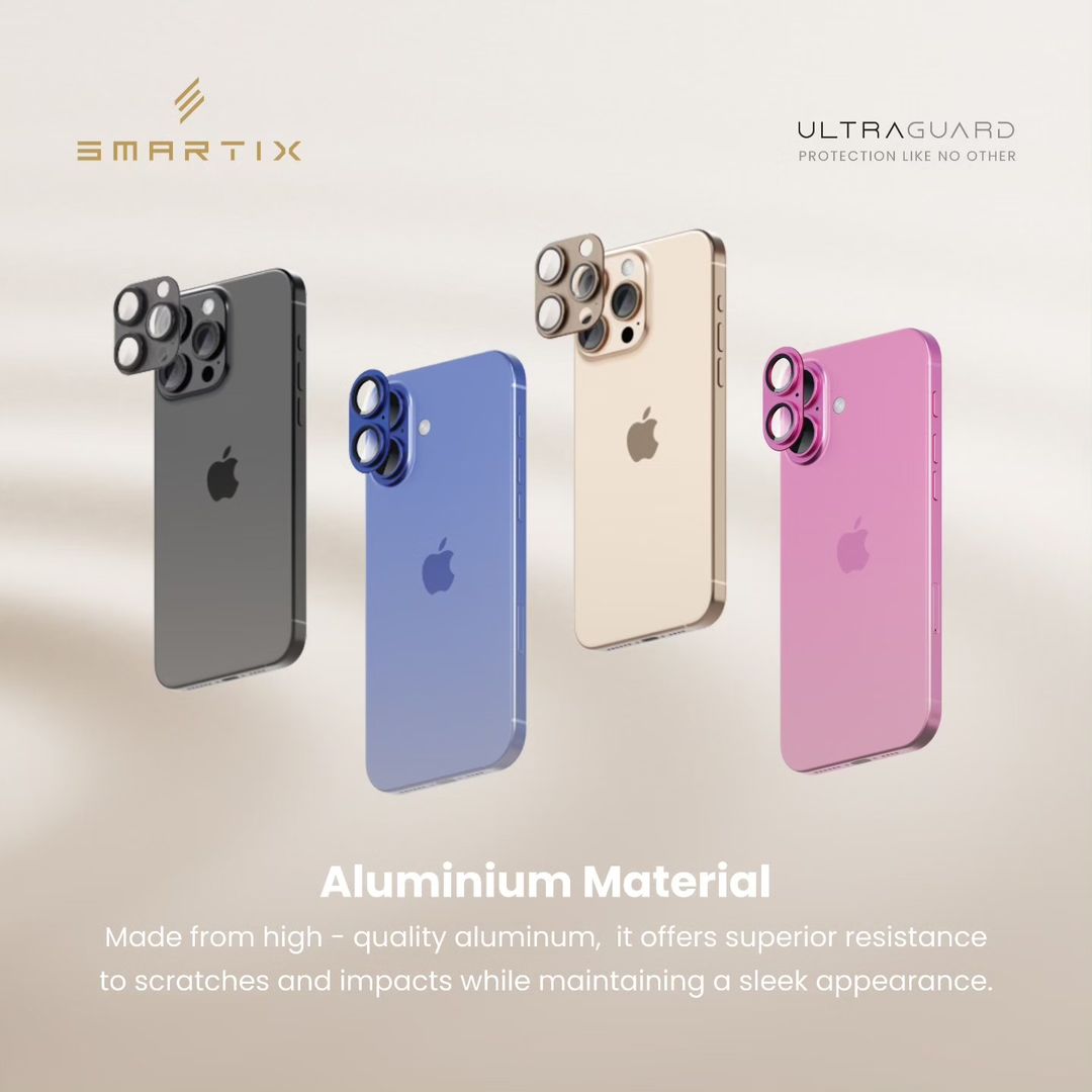 Smartixtech's tweet image. Protect your camera with the Premium Aluminum Lens Protector, offering edge-to-edge durability in elegant aluminum. With over 98% transparency, it preserves photo clarity and is coated to maintain vibrant color and a smooth, polished appearance.
.
.
#Smartix #CameraLensProtector