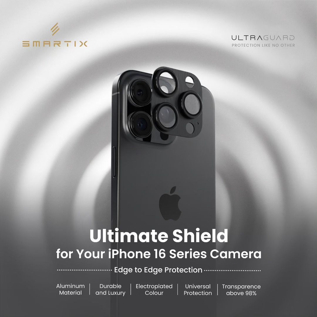 Smartixtech's tweet image. Protect your camera with the Premium Aluminum Lens Protector, offering edge-to-edge durability in elegant aluminum. With over 98% transparency, it preserves photo clarity and is coated to maintain vibrant color and a smooth, polished appearance.
.
.
#Smartix #CameraLensProtector