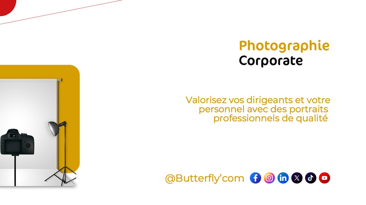 butterflyCom25's tweet photo. Que vous ayez des besoins en communication digitale, en production audiovisuelle ou en stratégie digitale, Butterfly'com vous accompagne pas à pas.
📞Contactez-nous au : 33 868 18 26 - 76 580 66 93
🌐https://t.co/LleIGGxYjB
#ButterflyCom #Audiovisuel #PhotographieCorporate https://t.co/9twiI2fVu2