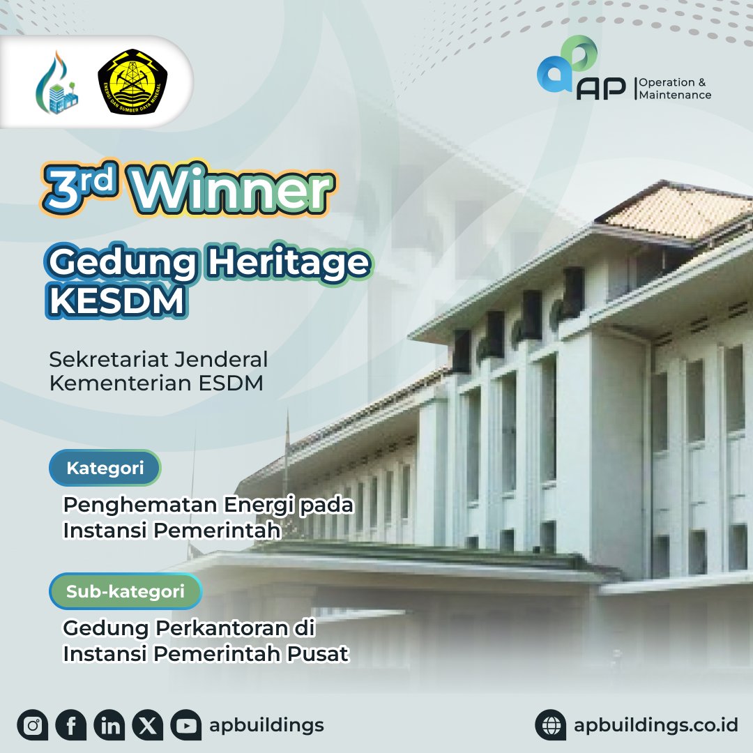 apbuildings's tweet image. Prestasi adalah buah dari usaha yang gigih, komitmen yang kuat, dan kerjasama. AP Buildings dengan bangga menyampaikan ucapan selamat kepada mitra-mitra terhormat yang meraih penghargaan pada Penghargaan Efisiensi Energi Nasional (PEEN) 2024.

#PSBE #PEEN #APBuildings