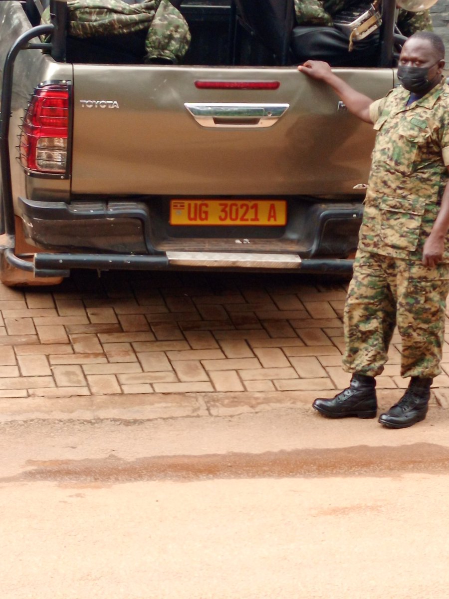 The last I remember, #UPDF was a disciplined army. But apparently not. Was hit by this pickup between 11-12pm today at speke hotel  roundabout after he cut me off. He drove off, caught up with him at Nakasero hospital and he still arrogantly drove off. <a href="/mkainerugaba/">Muhoozi Kainerugaba</a> <a href="/AKasingye/">AIGP(Rtd) Asan Kasingye</a>