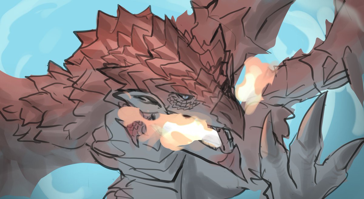 Silavadsen's tweet photo. Rathalos✨
#MonsterHunter https://t.co/YNWURTZaIP