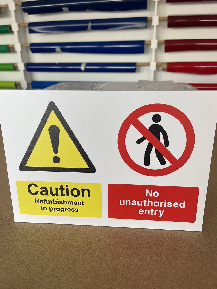 Safety signs at <a href="/apex_signs1/">Apex Signs</a>  any quantity any size.