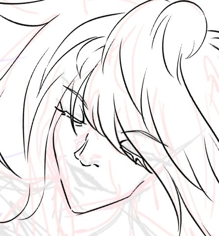 Alright, someone, teach me how to draw lips correctly 
My corny ass completely forgot how to do it 😤 (I don't like the ones i drew on sketch layer)
