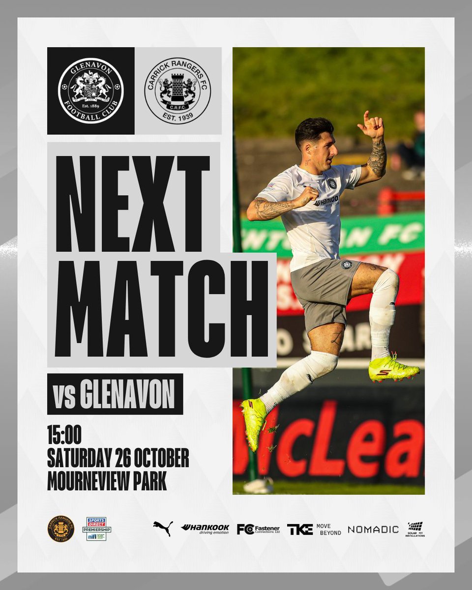 CarrickRangers's tweet image. 𝗧𝗵𝗶𝘀 𝗦𝗮𝘁𝘂𝗿𝗱𝗮𝘆 🔜

🆚 Glenavon
🎟️ 𝗧𝗜𝗖𝗞𝗘𝗧𝗦 &amp;amp; 𝗧𝗥𝗔𝗩𝗘𝗟: bit.ly/CRFCAwayDays

#CRFC | #AmberArmy 🟠⚫️