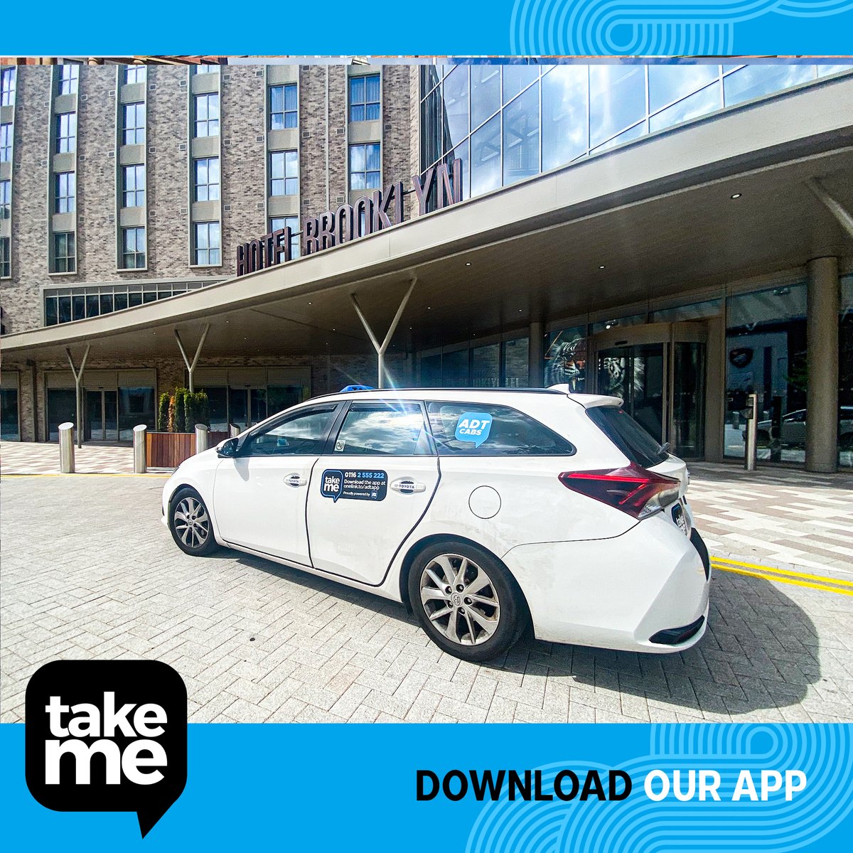 TakeMeLeics's tweet photo. Take Me… to my hotel here in Leicestershire.
Download our app and pre book a ride http://takeme.ride/app/
#TakeMe #Leicester #Loughborough #Ride https://t.co/nze76pbHlM