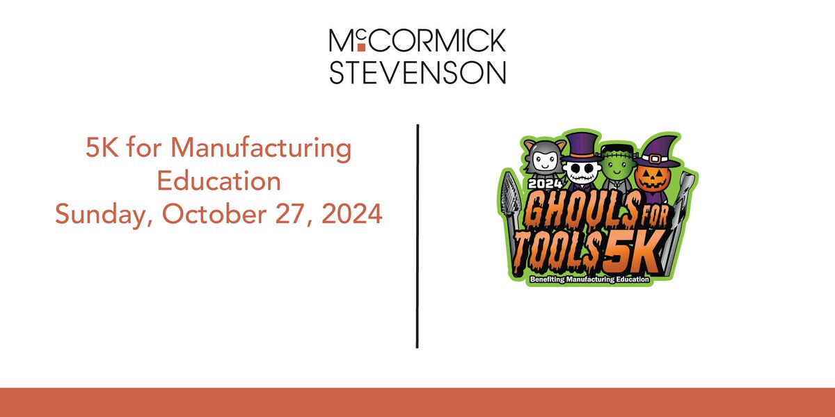Join us at the 5K for Manufacturing Education Oct 27, 2024 @ Safety Harbor Marina Park. Our team members Anthony and Cheryl will be competing in this Halloween-themed event. Don't miss out on the fun and support a worthy cause! runsignup.com/Race/FL/Safety… #engineering #mccst