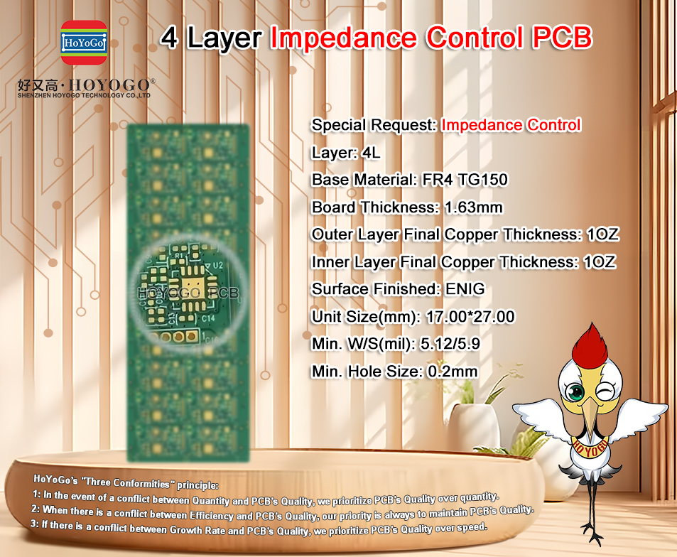 RayHe14's tweet image. #SpecialRequest: #ImpedanceControl

#4Layer #FR4TG150 #1OZ #ENIG
Board Thickness: 1.63mm
Unit Size(mm): 17.00*27.00
Min. W/S(mil): 5.12/5.9
Min. Hole Size: 0.2mm

HOYOGO Website: hoyogo.com
Alibaba Store: hoyogo.com.cn
#PCBfactory #PCB #FPC #PCBA #HoYoGoPCB