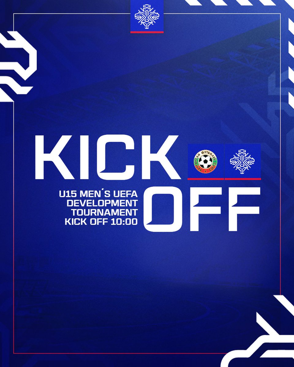 🇮🇸  Leikur U15 karla er hafinn!

📺 Í beinu streymi á youtube-rás búlgarska sambandsin: youtube.com/watch?v=m6Hoe3…