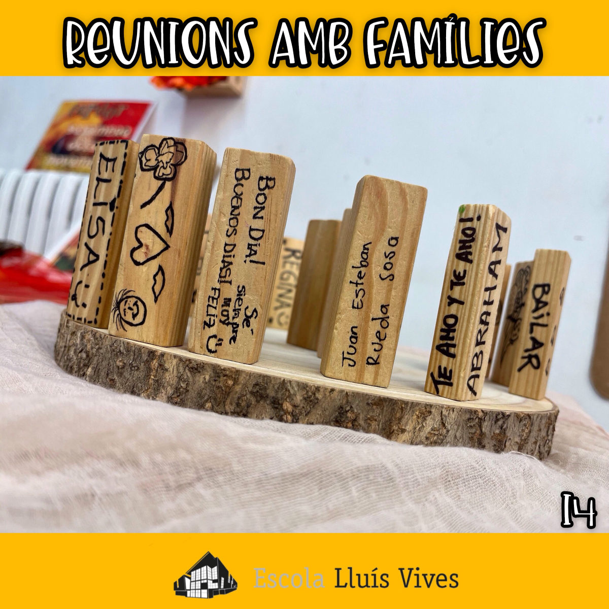 Les reunions amb famílies ens donen l’oportunitat de conèixer-nos i construir plegats un ambient idioni per als aprenentatges dels nostres infants. Que les famílies els hi deixin missatges motivadors, els ajuda a sentir-se estimats i reconeguts. Gràcies per acompanyar-nos.