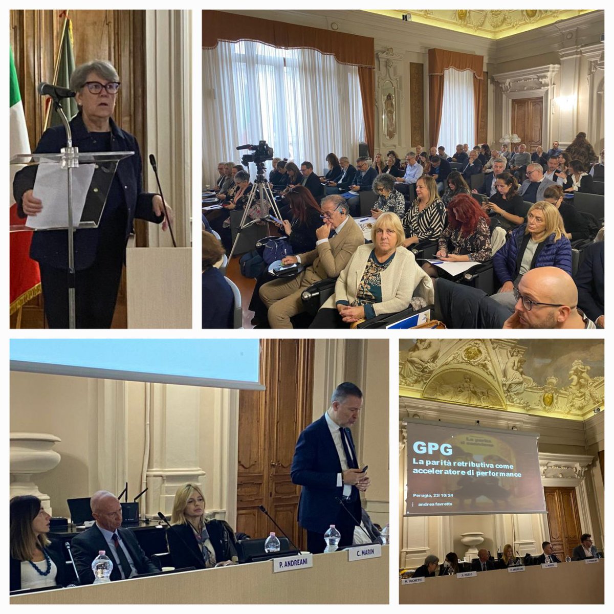 #UiltucsLive
🔵 𝐑𝐞𝐭𝐫𝐢𝐛𝐮𝐳𝐢𝐨𝐧𝐢 - 𝐜𝐡𝐢 𝐩𝐚𝐠𝐚 𝐢𝐥 𝐆𝐚𝐩? Ne stanno parlando adesso a Perugia al convegno organizzato dalla Uiltucs dell'Umbria, con esperti e, tra gli altri, la seg gen dell'Umbria Lucchetti, la seg naz Merlo e il seg gen Uiltucs Andreani.
