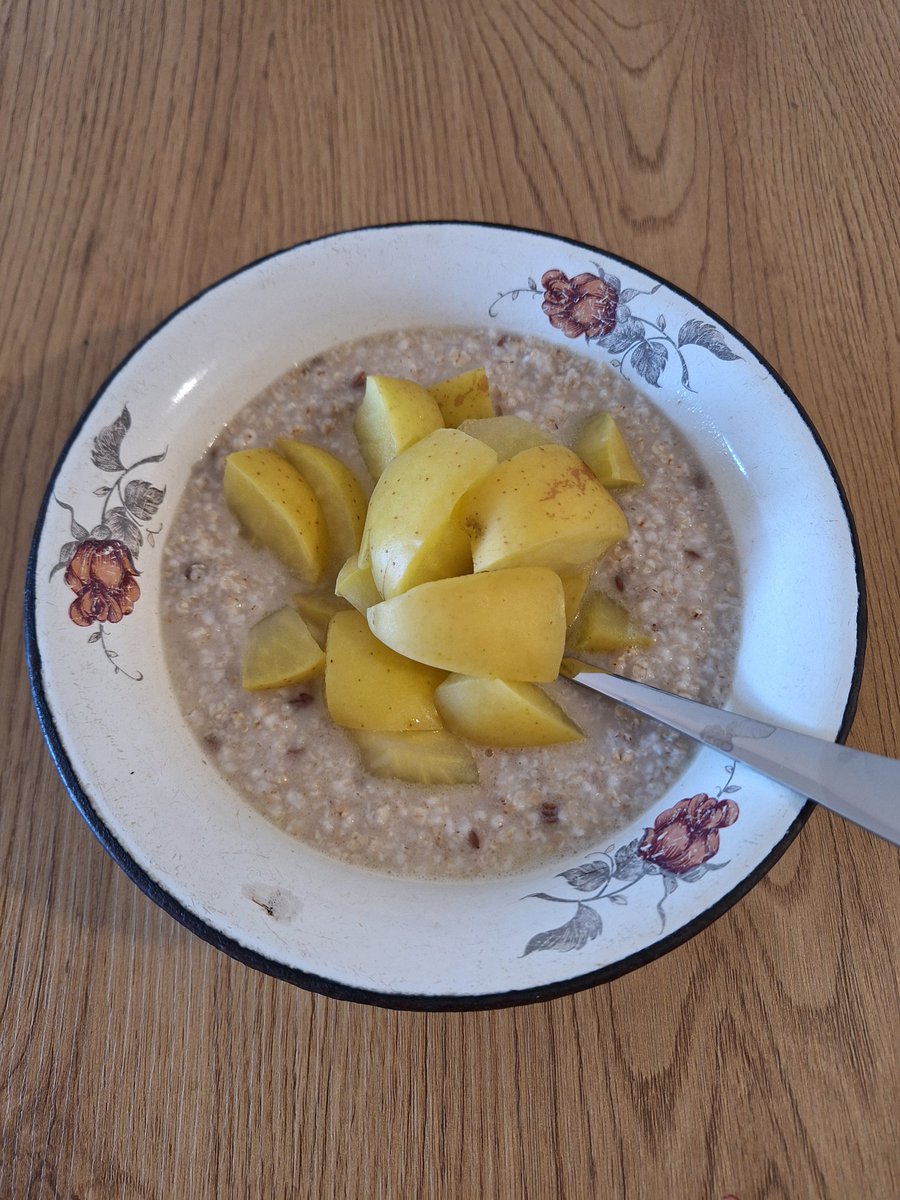 PaulAndJet's tweet image. Каша овсяная со льном и яблоком
#ЕдимДома
#КулинарныеИзлишества
Image