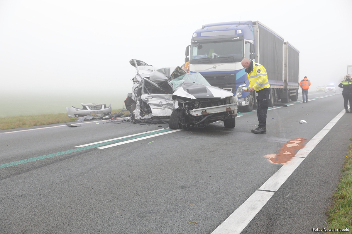 Ernstige aanrijding op N36