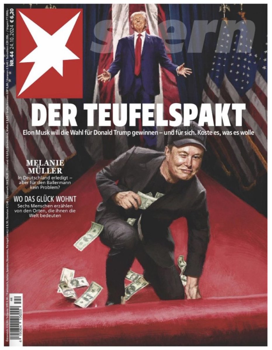 marcfriedrich's tweet image. Next big german magazine starts a witch hunt @elonmusk 

„Devils pact“
