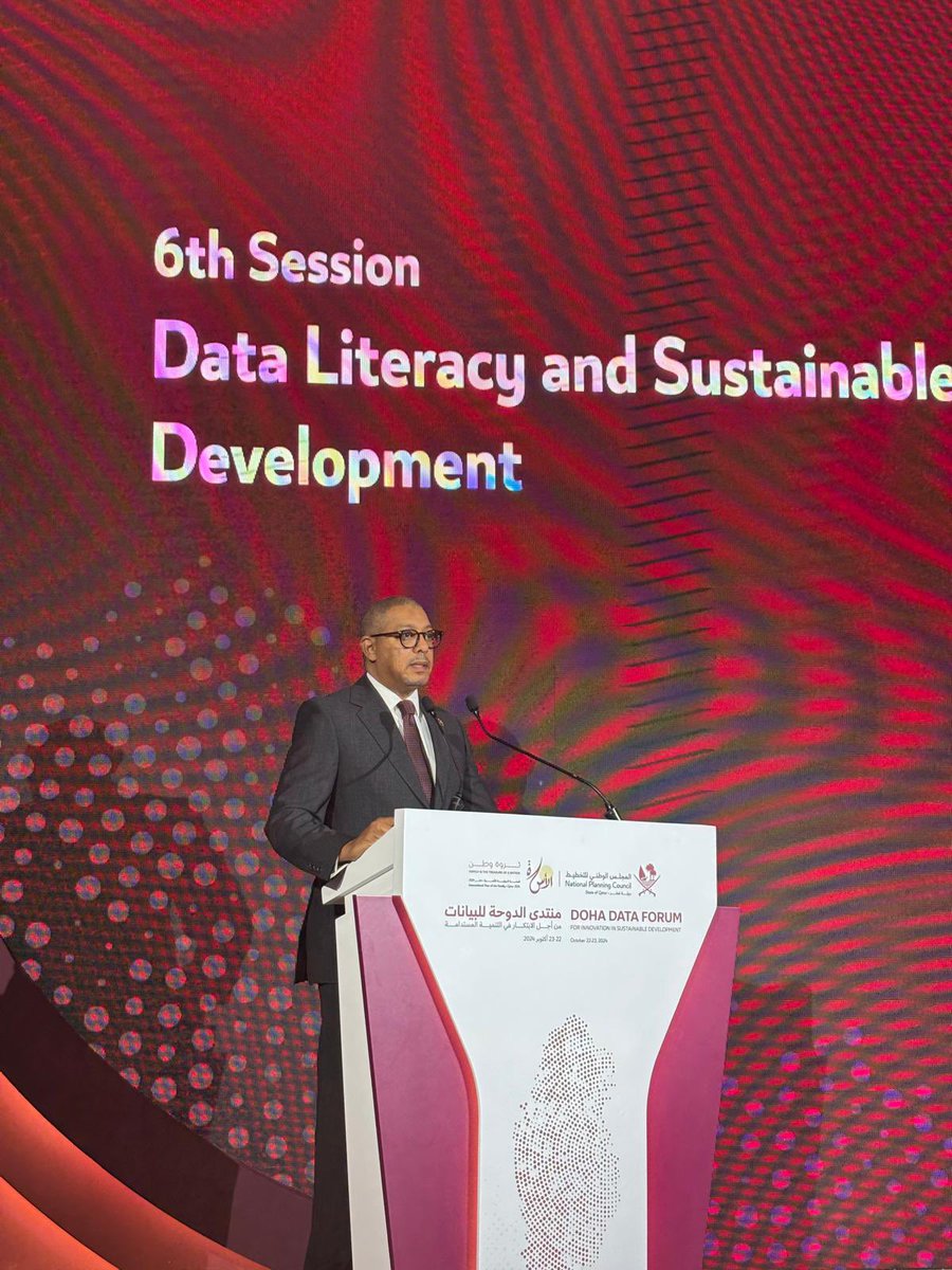 ammarhamadien's tweet image. It was an honor to participate in #dohadataforum where experts from around the world came together to discuss the critical role of data and digital technology in building resilient and sustainable economies. 
#doha @UNDPArabStates #D4SD