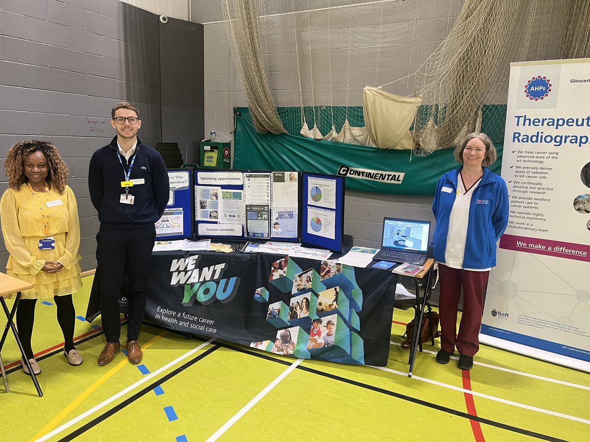 Charlie Presley (she/her) (@charliepresley_) on Twitter photo Busy day for the <a href="/One_Glos/">One Gloucestershire Health & Wellbeing Partnership</a> ‘We Want You’ careers engagement team today visiting Cleeve School, Crypt School & The Cotswold Academy! We supported at Crypt careers fair with amazing careers role models from Radiography and Finance- ready to talk to students! #AHPs #Finance #Careers Busy day for the <a href="/One_Glos/">One Gloucestershire Health & Wellbeing Partnership</a> ‘We Want You’ careers engagement team today visiting Cleeve School, Crypt School & The Cotswold Academy! We supported at Crypt careers fair with amazing careers role models from Radiography and Finance- ready to talk to students! #AHPs #Finance #Careers