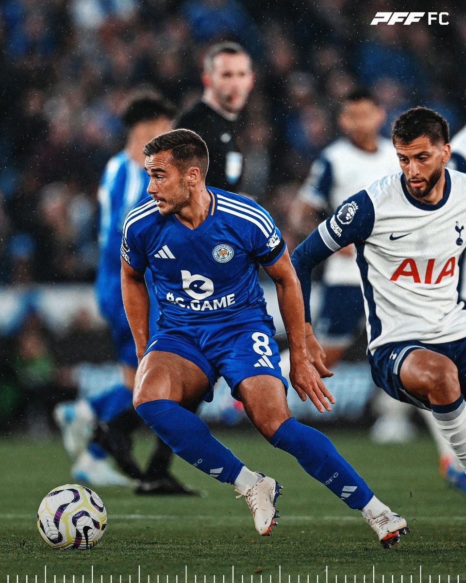 Harry Winks for Leicester in the Premier League this season (team rank):

75 line-breaking passes completed (1st)
10 chances created (1st)
8 crosses completed (t-1st)
830 touches (3rd)

#LCFC