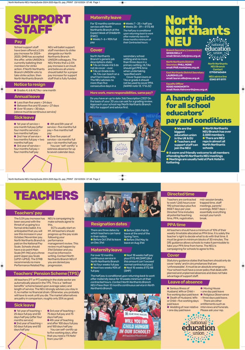 Support is at hand👍 Join the <a href="/NEUnion/">National Education Union</a>