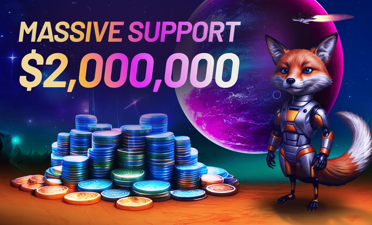 foxsy_ai's tweet photo. Hello #foxfrens 💙🦊💙, liquidity is the name of the game! 💧💪 On November 14th, a massive $2,000,000 is set to support our upcoming expansion. 🌐

@PulsarMvX send 5000 FOXSY to 500 reactions

Get ready and prepare for a great surprise next week! 🧤🎁

#Crypto #Web3 #AI #Robotics #Liquidity #FoxsyAI #CrackTheBubble #ComingSoon