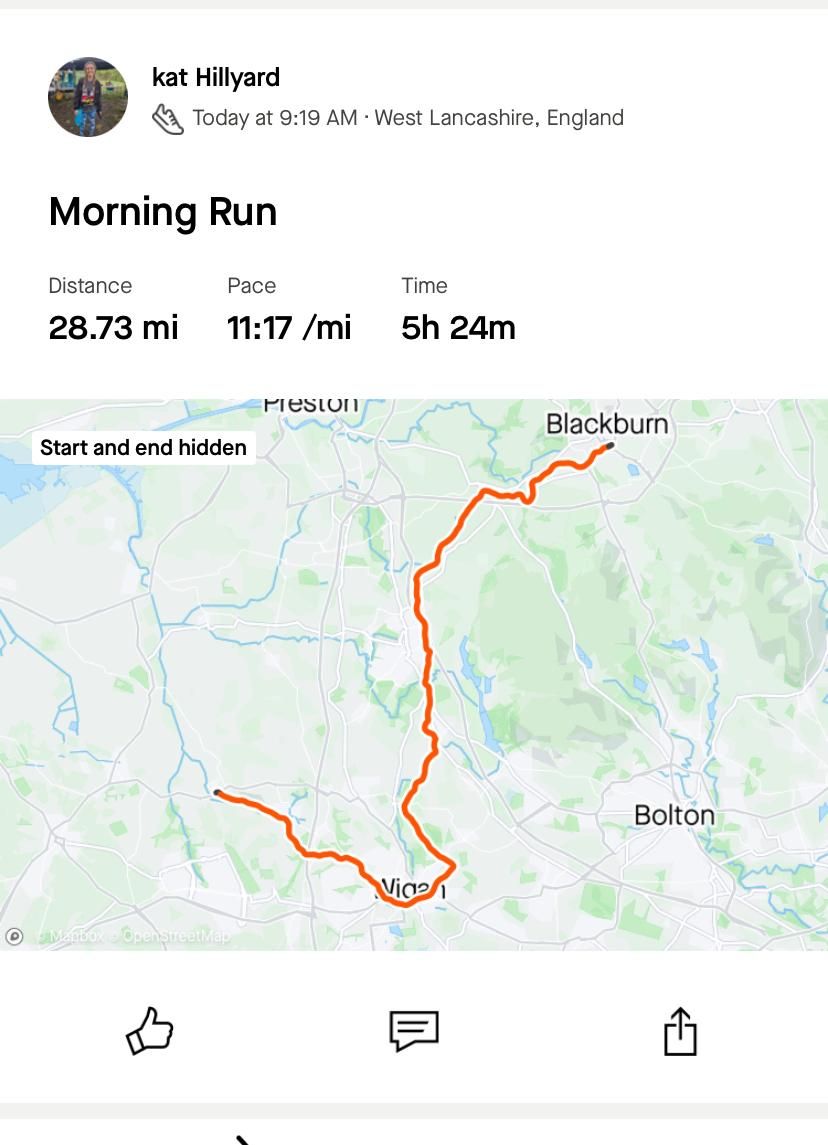 Last week Kathleen has taken on an incredible challenge—running from Liverpool to Leeds over the course of 5 days to raise money for the BSSH. 🏃‍♀️💥

So far, she’s raised £2,952  but she needs your help to make an even bigger impact! Help Kathleen support LION Hand Unit.