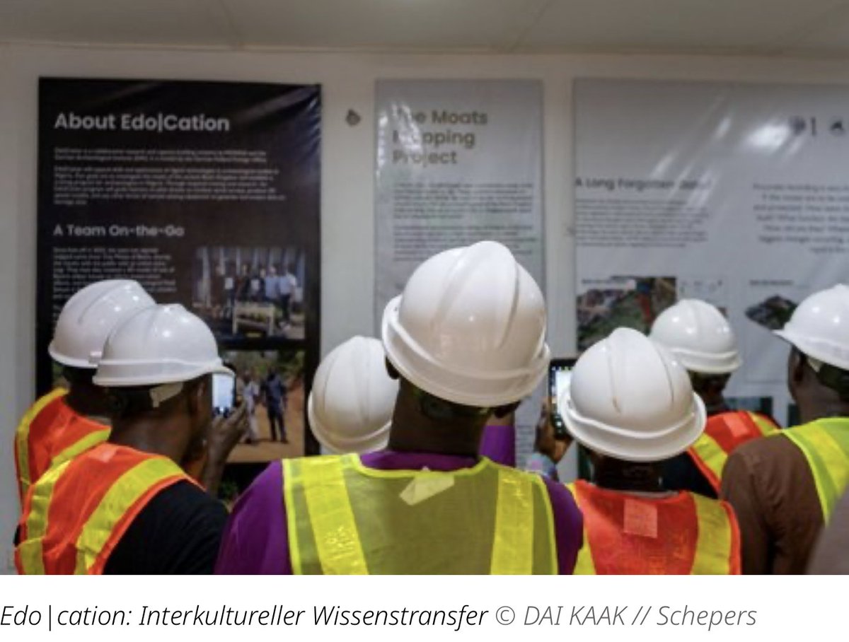dai_weltweit's tweet photo. Interkultureller #Wissenstransfer:
Im Bildungs- & Forschungsprojekt #edocation vertiefen @mowaaofficial & #KAAK_DAI gemeinsam die archäologische & kulturelle Zusammenarbeit zwischen Nigeria & Deutschland nach der Rückgabe der Benin-Bronzen im Jahr 2022:
https://t.co/dvXMXO7O2L https://t.co/J3YWsSV2Sl