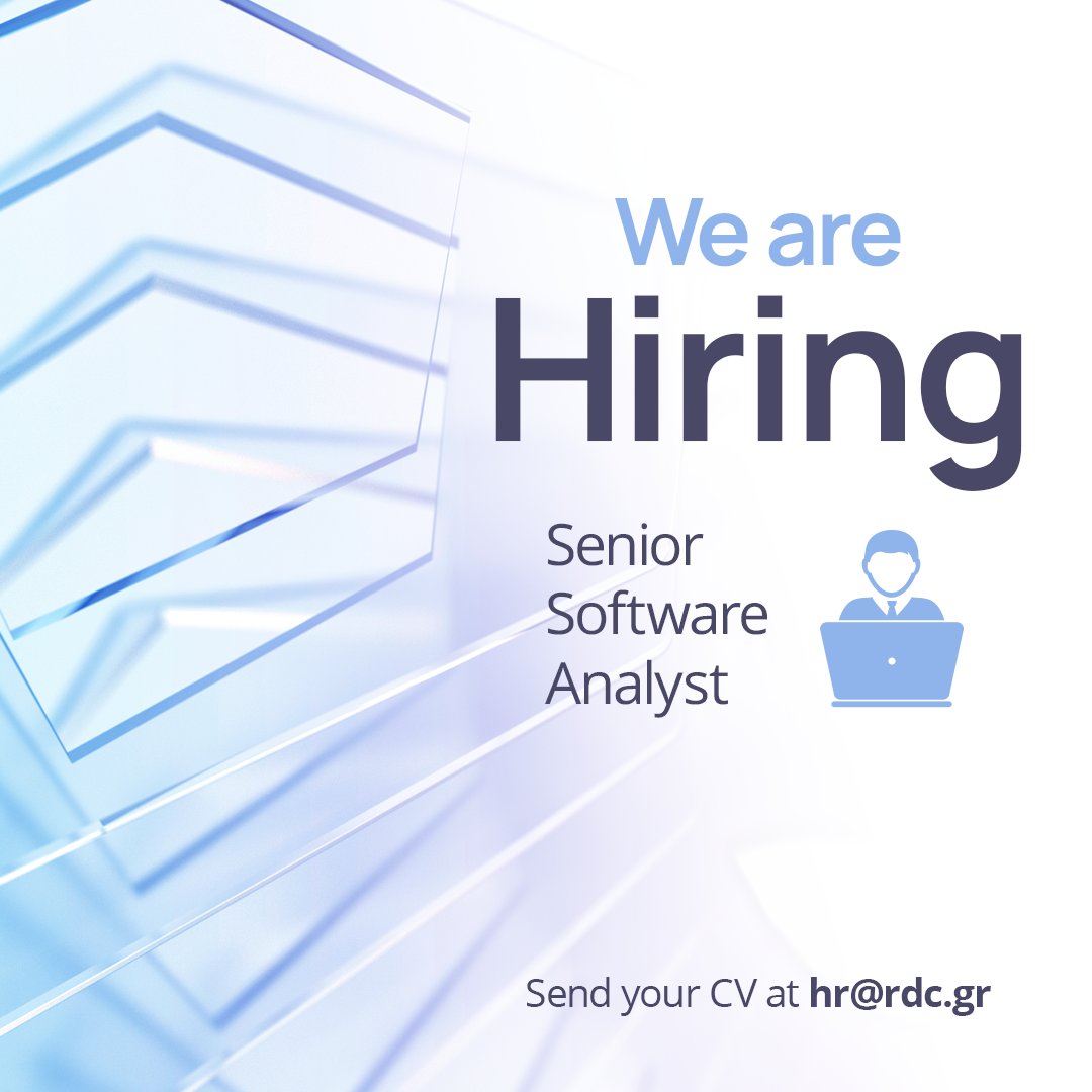 rdcinformatics's tweet image. Έλα στην ομάδα μας 📢
Το Τμήμα Business Software της RDC Informatics αναζητά Senior Software Analyst!

Μάθε περισσότερα: bit.ly/48hTkoB

#RDCInformatics #JobOpening #SoftwareAnalyst #TechCareers