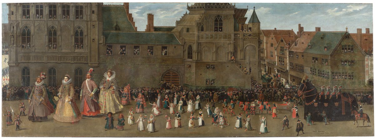 El Museo Nacional del Prado incorpora la obra "La procesión de gigantes en Bruselas el 31 de mayo de 1615", de David Noveliers. La obra ha sido adquirida por <a href="/culturagob/">Ministerio de Cultura</a> para su depósito en el Prado eu1.hubs.ly/H0df3gV0