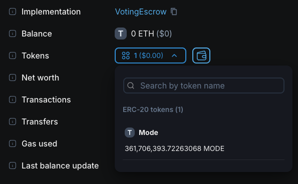 jamesrosst's tweet image. Did not expect this insane traction for veMODE in 5 days since launch

Let's do some numbers: 

- veMODE is now at 360m Mode staked (3.6% of total supply, around 30% of circulating) and increasing rapidly - goal is to get to 500m  

- only 75m Mode in old staking contract to be…