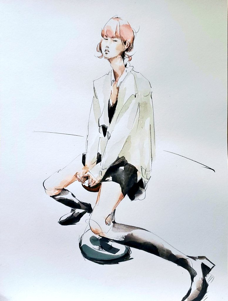 水彩人物画