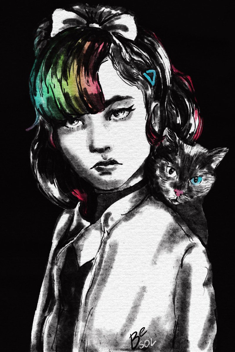 bigfrug's tweet photo. DAY23: Ayame | あやめ 🌈

Went missing for a bit, back to it! 🖋️

#Beantober2024 
#inktober @Azuki

IKZ!⛩️ https://t.co/n5zhWhHd1g