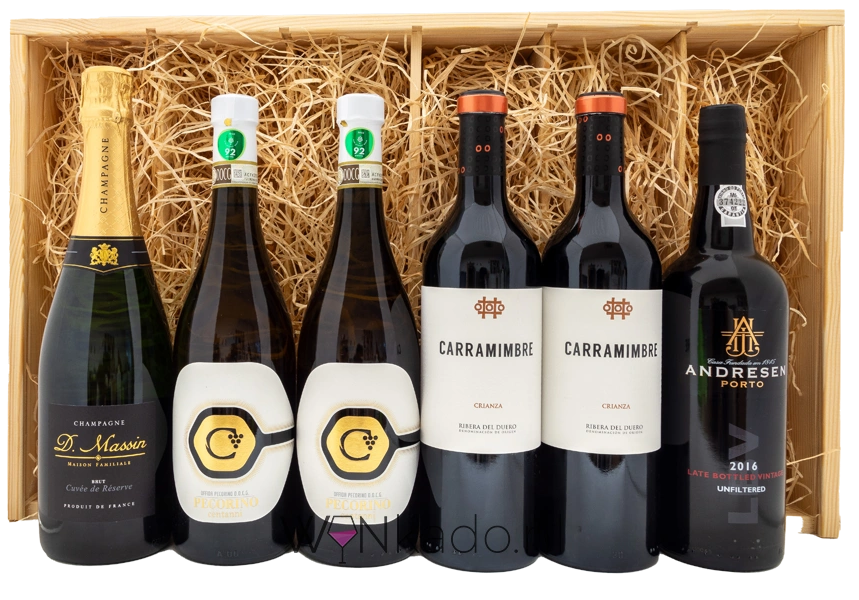 Bij Wijnkado kun je álle kanten op &amp; worden al je wijnwensen vervuld: wit, rosé, rood en nu ook oranje wijn. Bubbels, Port, wijn zónder alcohol. Wijnkistjes met meerdere flessen, je kunt zelfs diverse dinerpakketten bestellen. Iemand verrassen of feliciteren? Wijnkado!