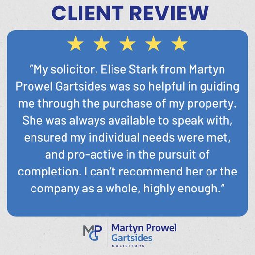 Client Review Highlight! ⭐🏠

We’re thrilled to share this wonderful feedback from a happy client about Elise Stark, Head of Conveyancing who is based at our Newport office:

Thank you for your kind words! We’re proud to have dedicated professionals like Elise on our team! 😊