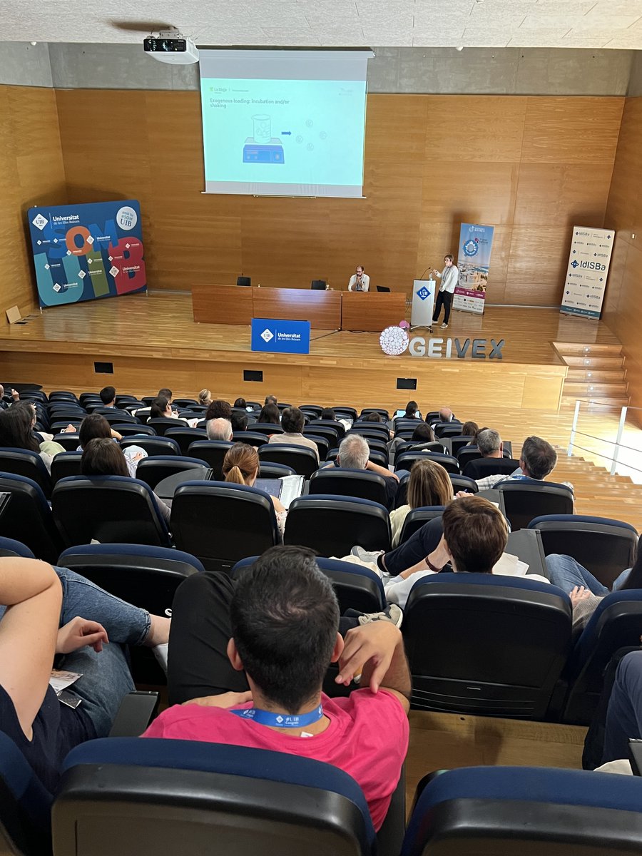 UIBCongrés (@uibcongres) on Twitter photo Per a #UIBCongrés és un plaer formar part del 7th GEIVEX Symposium, que es posiciona com un punt de trobada clau per als investigadors en el camp de les vesícules extracel·lulars i altres professionals del sector.
<a href="/UIBuniversitat/">Universitat de les Illes Balears - UIB</a> Per a #UIBCongrés és un plaer formar part del 7th GEIVEX Symposium, que es posiciona com un punt de trobada clau per als investigadors en el camp de les vesícules extracel·lulars i altres professionals del sector.
<a href="/UIBuniversitat/">Universitat de les Illes Balears - UIB</a>