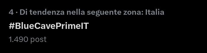 adesso ragazze siamo al quarto posto 💃💃💃💃#BlueCavePrimeIT