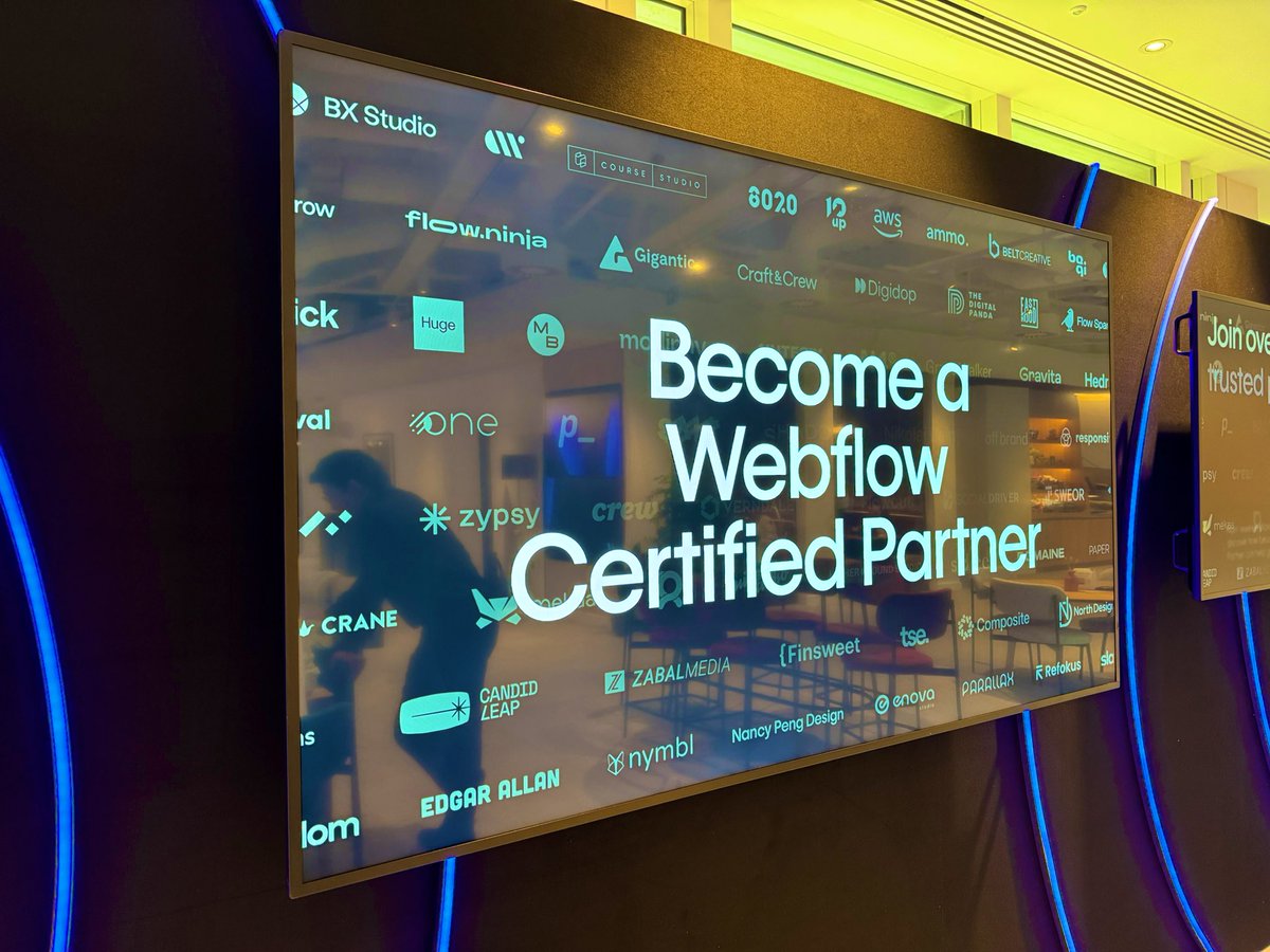 jordanshotwell's tweet photo. Incredible time this week at Webflow Conf, and lots of quality time spent with the @crew team 🎉 

See you again soon, London ✌️ https://t.co/KeEljGZhLZ