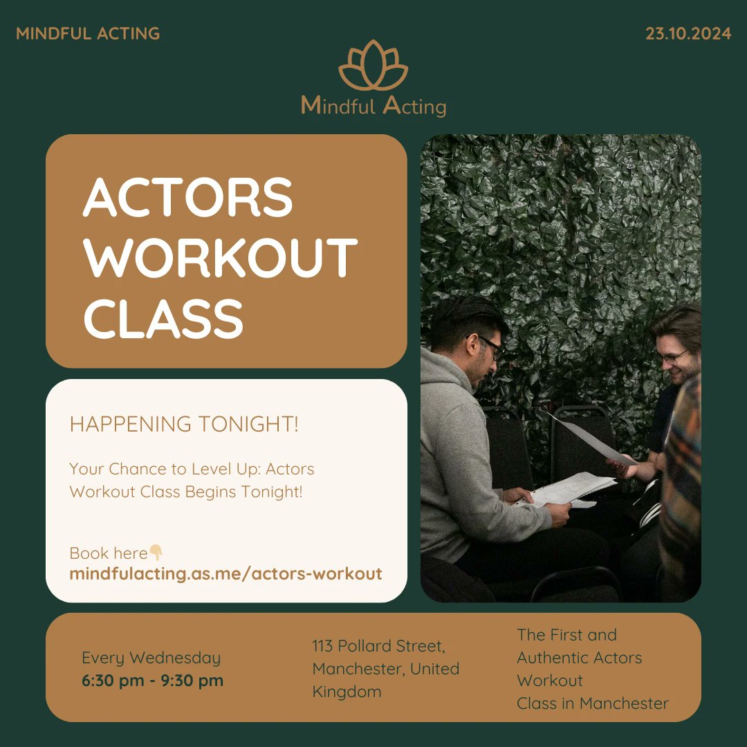 Mindful Acting tweet media