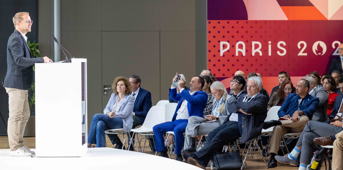🤖 #AI in action and how it can be mastered in global sport was unpacked this morning at the #IFForum 2024.  

💡 At the first session Alain Zobrist, the CEO of Swiss Timing and Ivan Khodabakhsh, the Head of Business Innovation, explored how AI can be an invaluable source of