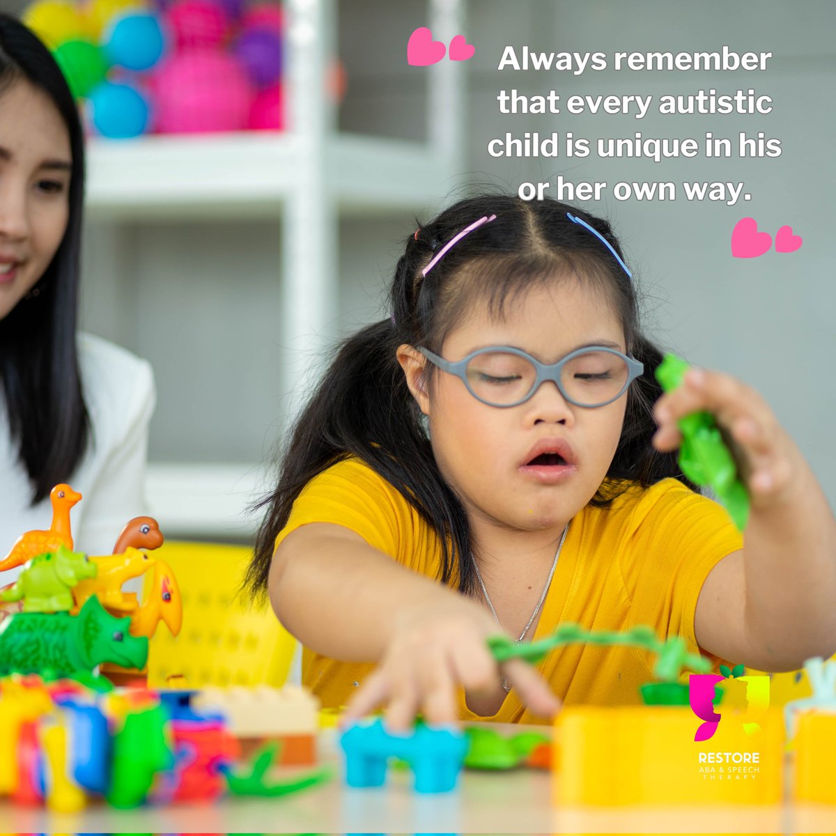 Restoreaba's tweet image. We nurture and observe them, and from our observations, each of them has a very unique personality and attributes that make them beautiful in their own way.

Each autistic child needs love, care and attention. Treat them nicely.

#restoreaba #autism #neurodiversity #autistickid