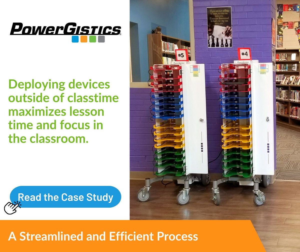 Holy Hill Area School District has this device deployment system down to a science. Check it out: powergistics.com/about/case-stu…