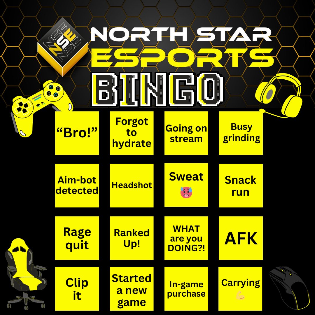 NSE_Swindon's tweet photo. OK, confess - who's got a line already this term? Anyone got FULL HOUSE?! ๐ฐ๐
#gamerthings #esports #collegeEsports #furthereducation #EsportsUK #UKgamers #BRO https://t.co/8YbT7JfNzf